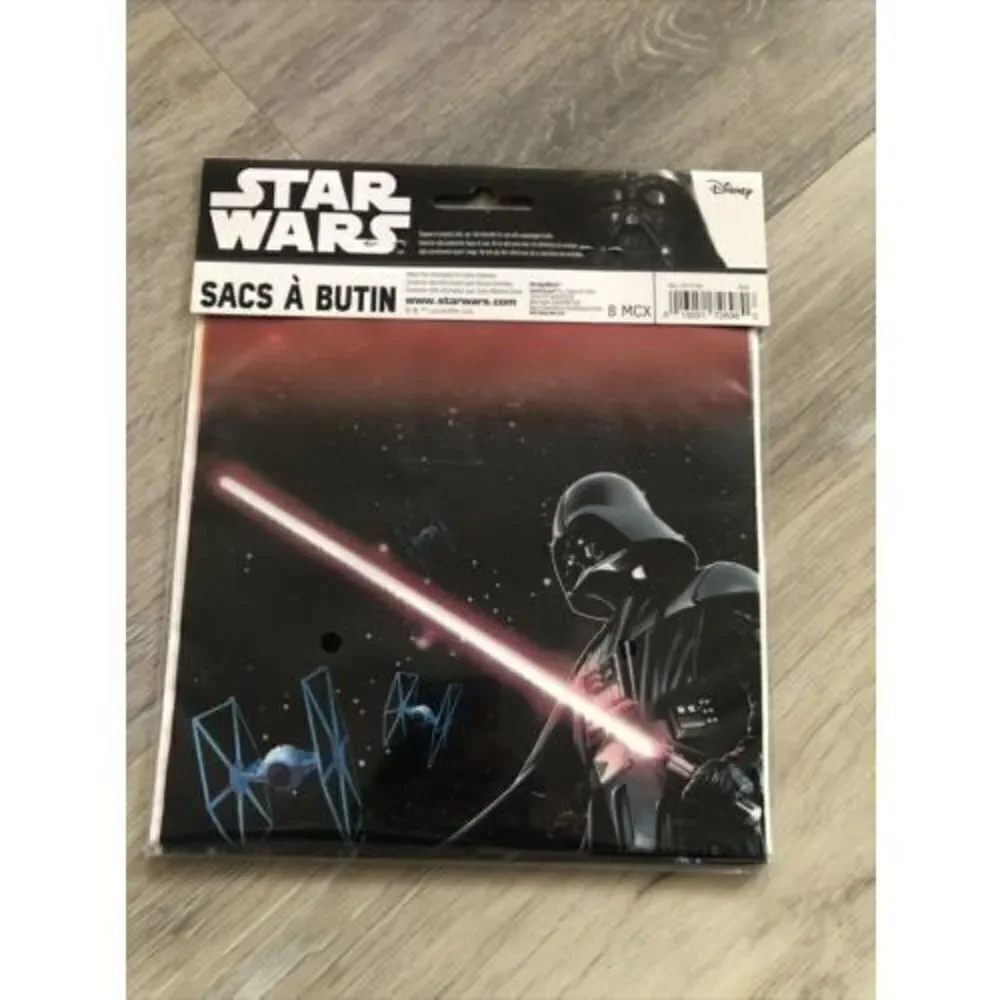 Star Wars Darth Vader Birthday Party Loot Bags. 8 Pieces.